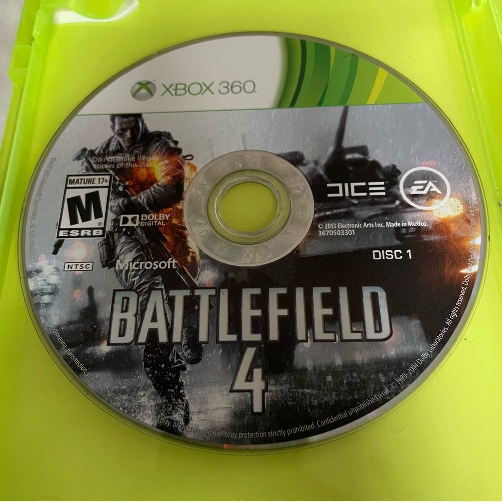 Used Xbox 360 Battlefield 4 Video Game - Picture 5 of 8